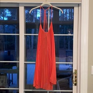 Pleated summer dress